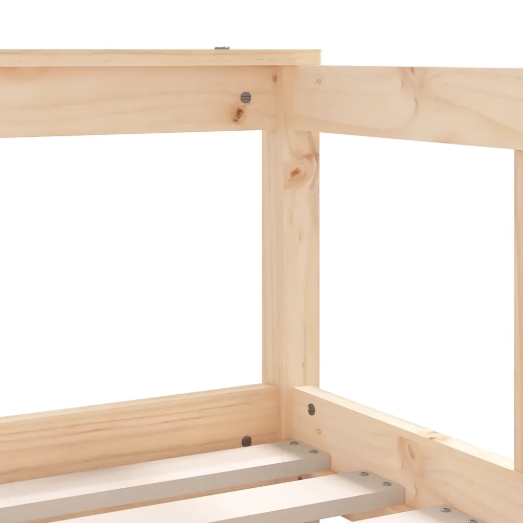 Giroletto per Bambini | Letto Infantile | Lettino 70x140 cm in Legno Massello di Pino