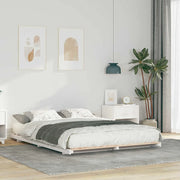 Struttura del letto-Giroletto-Rete del Letto Bianco 160 x 210 cm Pino massello 327500