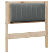 Testiera | Testata imbottita con Testiera | Testata Marrone 80 cm Pino massello
