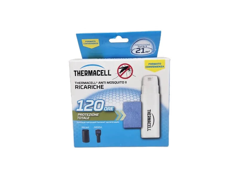 Ricarica Thermacell 120 ore 10 cartucce gas 30 piastrine insetticida SBM