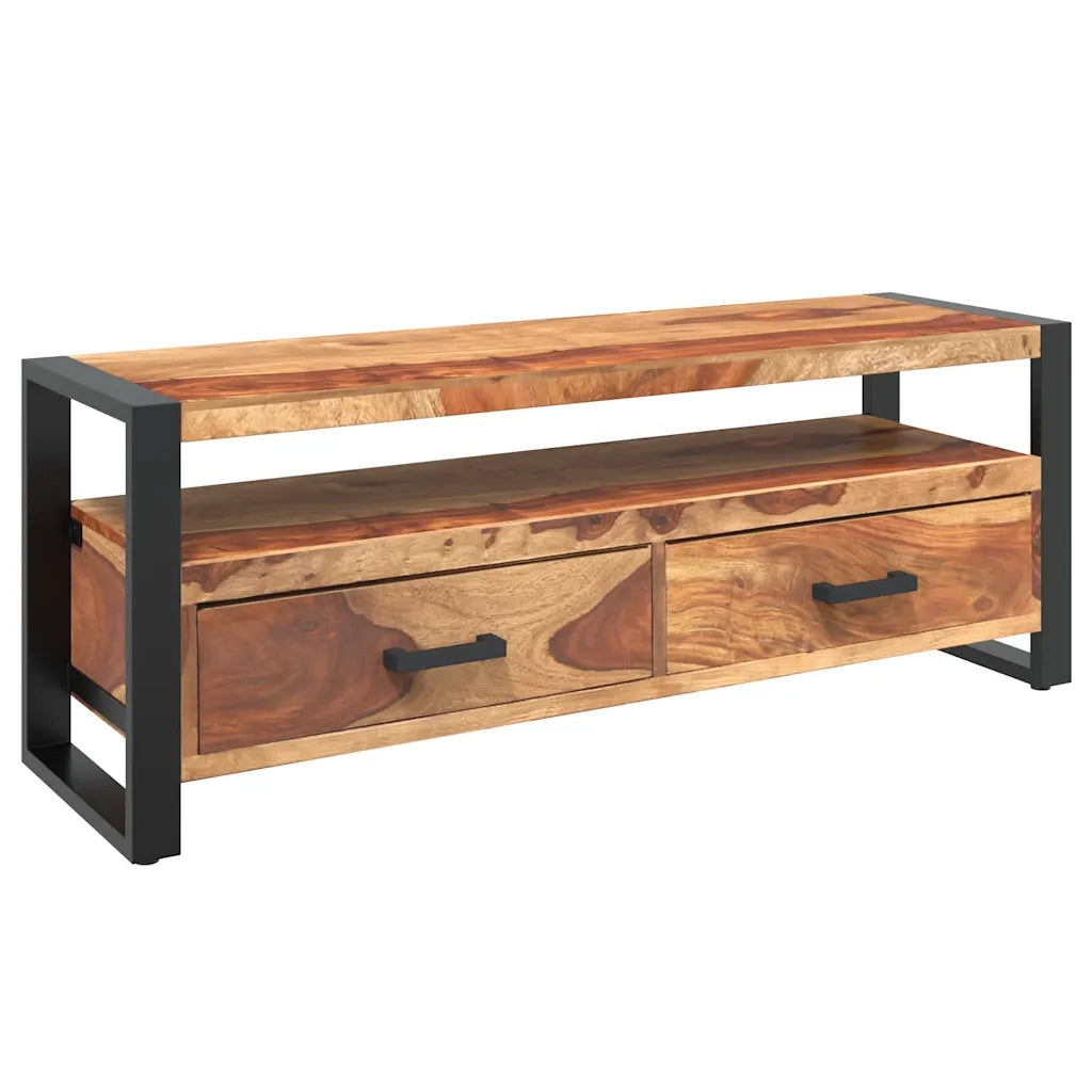 Mobile Porta TV-Credenza per TV 120x35x45 cm Legno Massello di Acacia