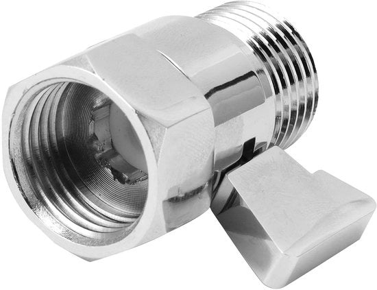 Regolazione di Flusso d'Acqua con Chiave a Sfera - Doccia - Asciugamani Spray - Risparmio d'Acqua - Maniglia Universale - Facile da Installare