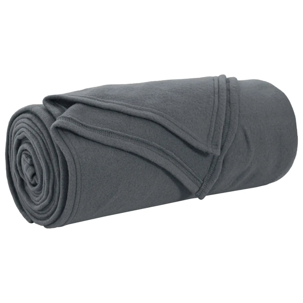 Coperte da Pile 6 pz Grigio scuro 240 x 220 cm Panno