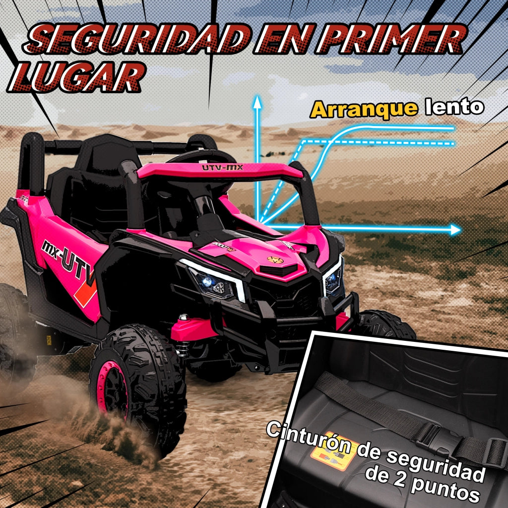 Casetta Rosa per Bambini ¨C Zephmum ¨C 12V con Telecomando