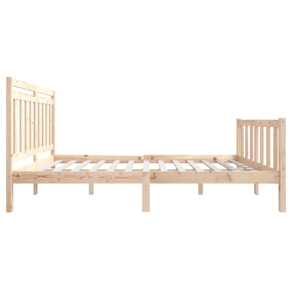 Giroletto-Struttura Letto in Legno Massello 140x200 cm 887787