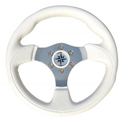 RUOTA TIMONE T12 BIANCO Ø MM.300 WHITE T12 STEERING WHEEL MM.300