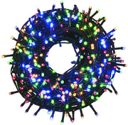 LUCI DI NATALE PER INTERNO ED ESTERNO MULTICOLOR  500 led cavo luci 22,5 mt.