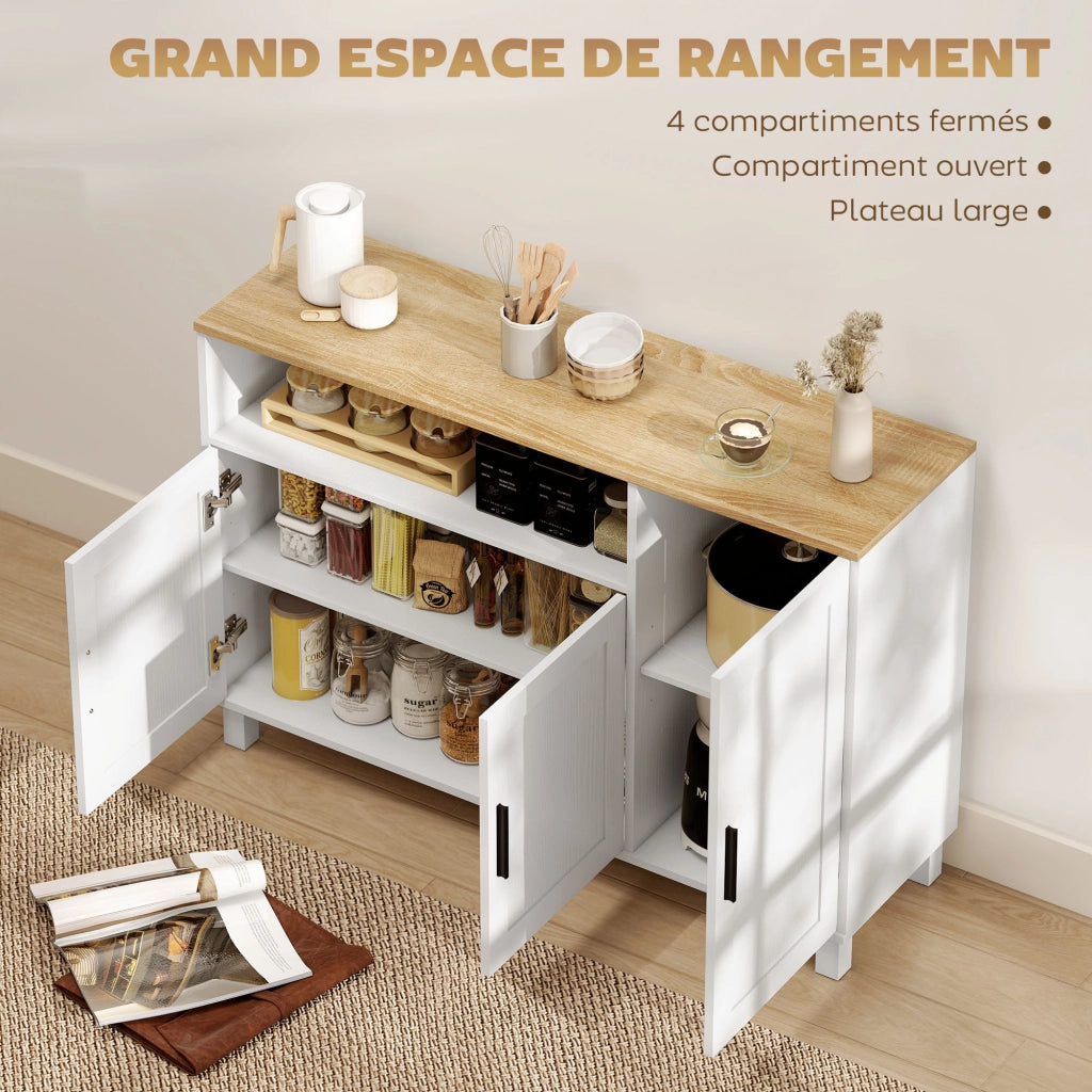 Armadio con ante ¨C zephmum ¨C bianco 110x33x75