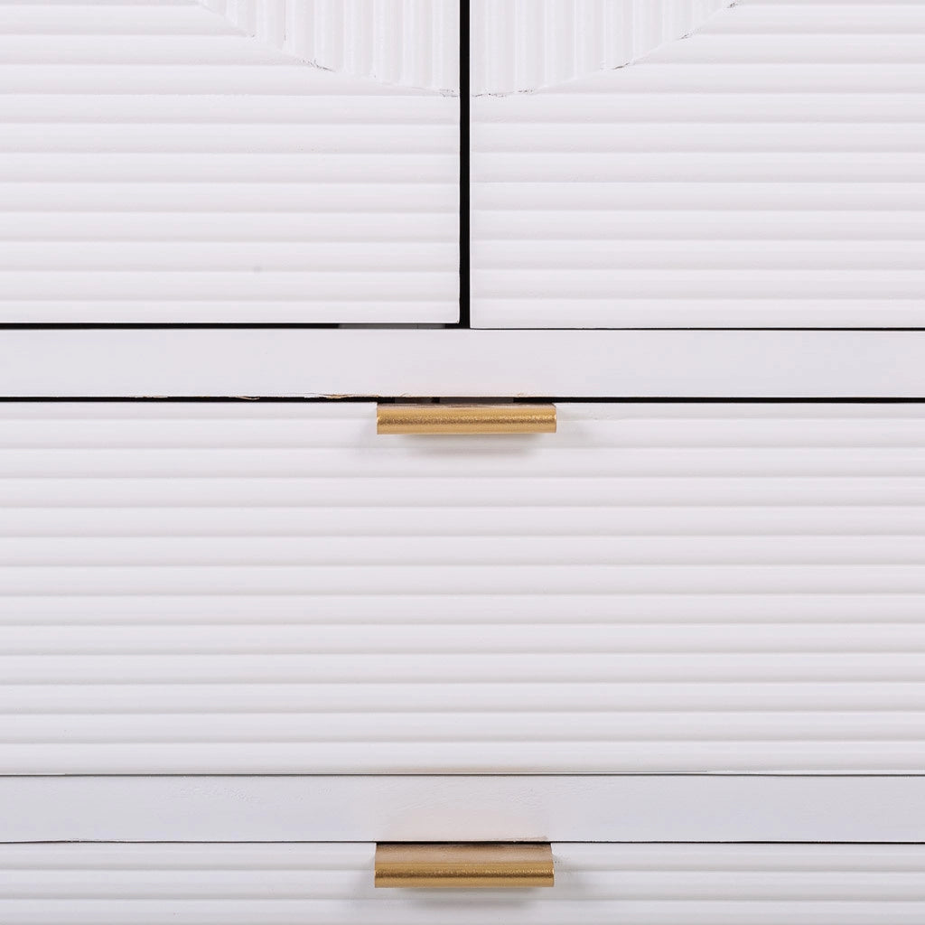 Armadio in legno bianco 62x36,5x118h