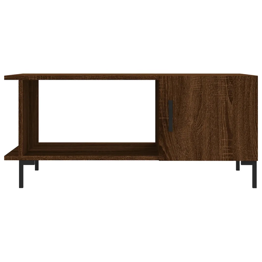 Tavolino da Salotto Rovere Marrone 90x50x40cm Legno Multistrato 829499