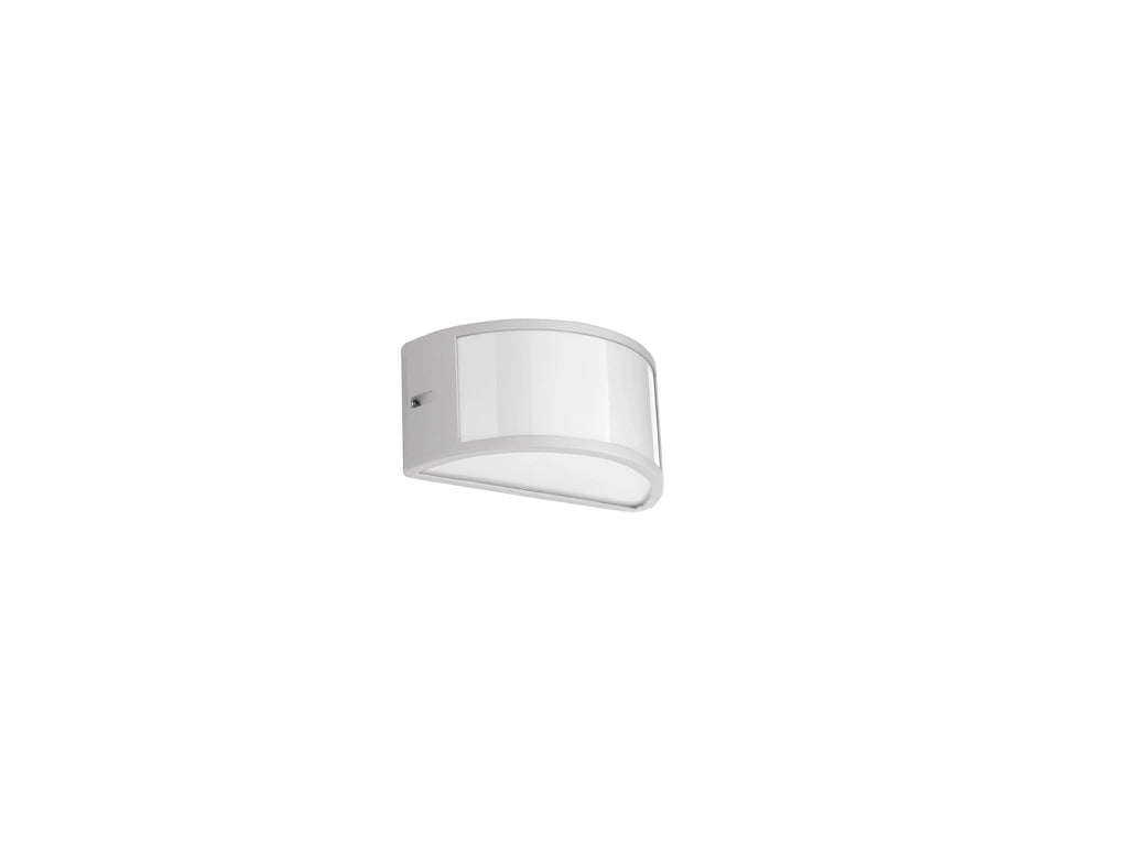 APPLIQUE FABIUS BIANCO 1 LUCE ATTACCO E27 BIEMISSIONE IP44 L.25CM