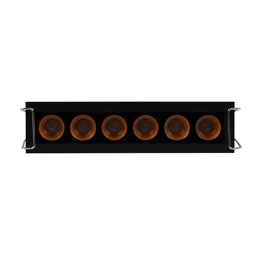 FARETTO LED RETTANGOLARE NERO DA INCASSO 11W PER CONTROSOFFITTI - ILLUMINAZIONE NATURALE DI ALTA QUALITA'