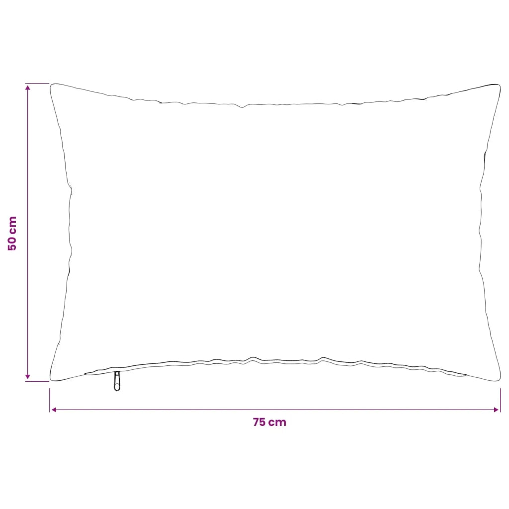 Federa 2 pcs HEERLEN Crema 50 x 75 cm Bouclé 911663
