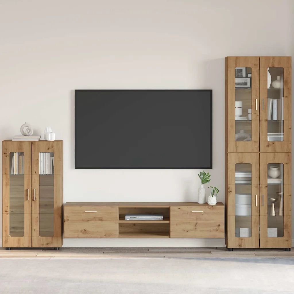 Credenza | Madia | Buffet da pranzo | Armadio da pranzo con porta FLORIN Rovere artigianale 55,5 x 29 x 100 cm