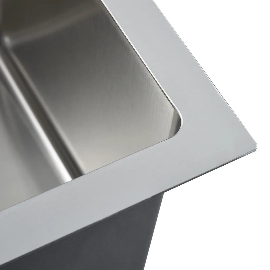 Lavello da Cucina Lavorato a Mano in Acciaio Inox CFW4889838