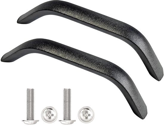 Set di 2 Maniglie Nere per Porte Cucina - 160mm