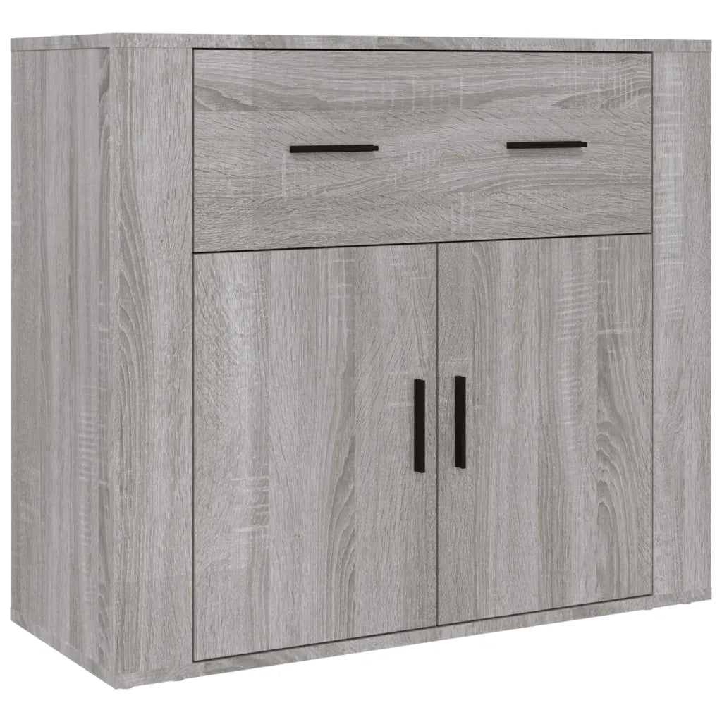 Credenza | Madia | Buffet da pranzo | Armadio da pranzo Grigio Sonoma in Legno Multistrato