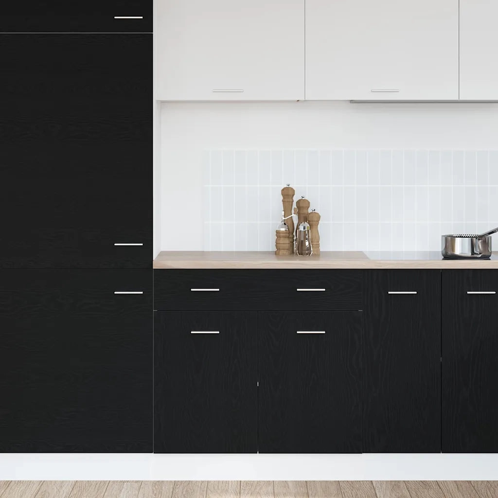 Armadio pensile Rovere Nero 80 x 31 x 81,5 cm Legno multistrato 863277