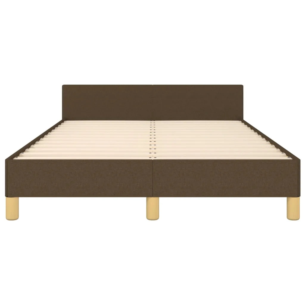 Giroletto senza Materasso Marrone Scuro 120x200 cm Tessuto 3125368