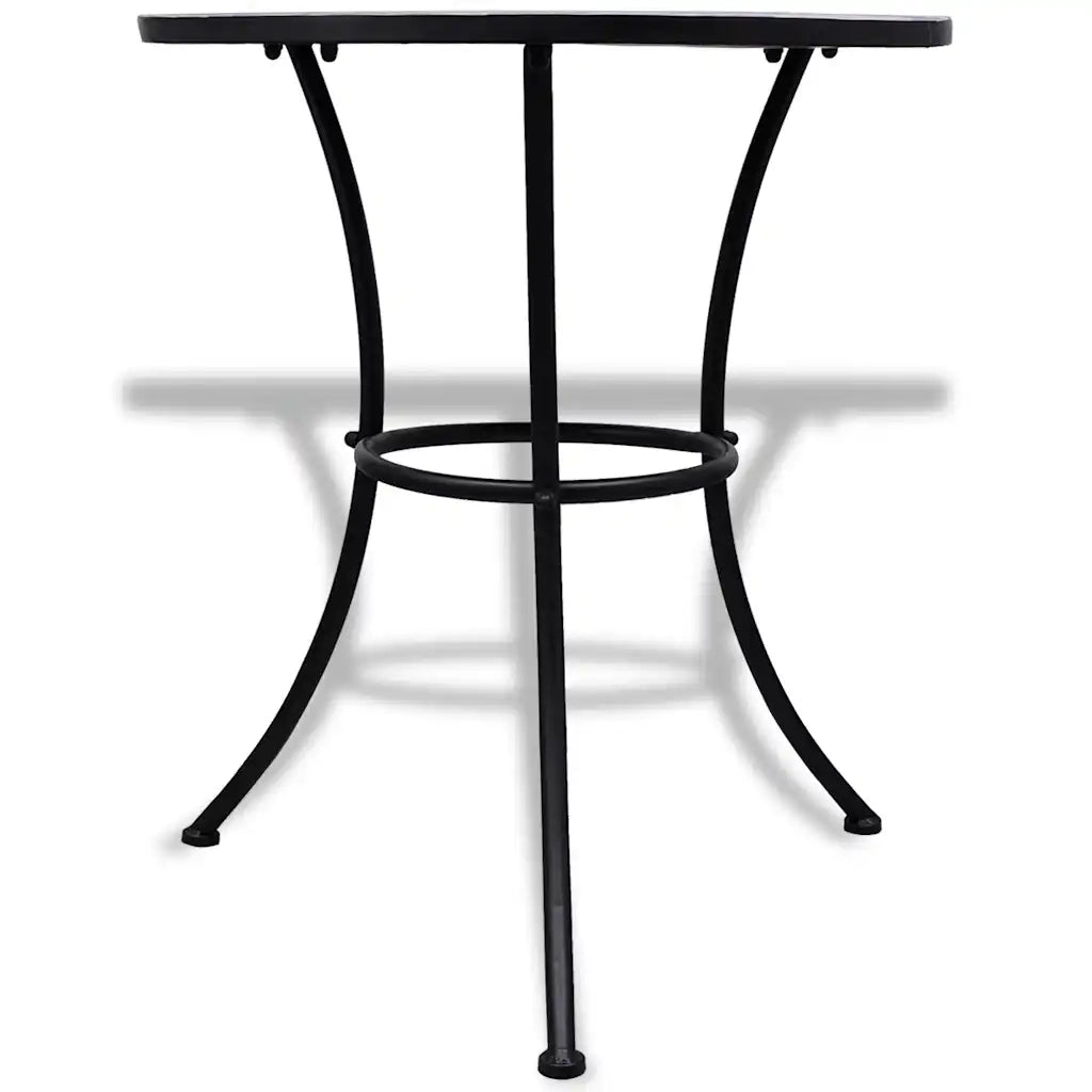 Set da Bistrot 3 pz | Set Salotto da Giardino in Piastrelle di Ceramica Blu e Bianco