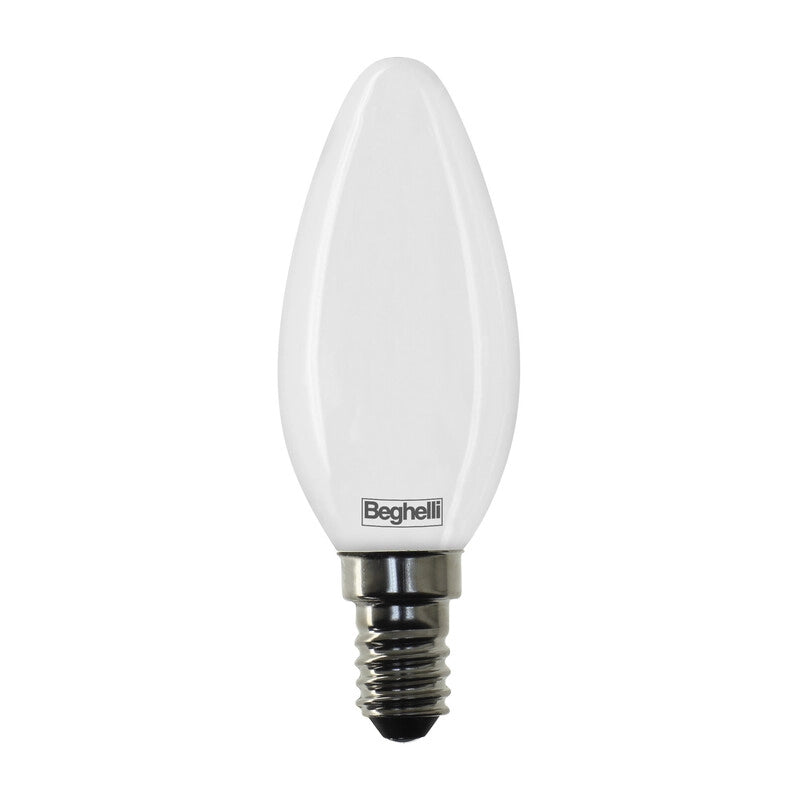 BEGHELLI LED TV OLIVA E14  5W 56532 CALDA 3000K- 10,0 pz