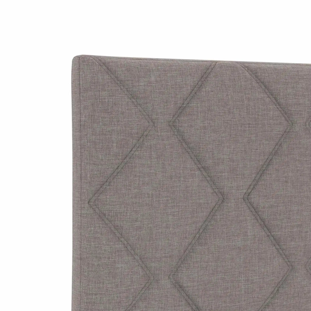 Letto box spring con materasso Tortora 80 x 200 cm Tessuto 3453764