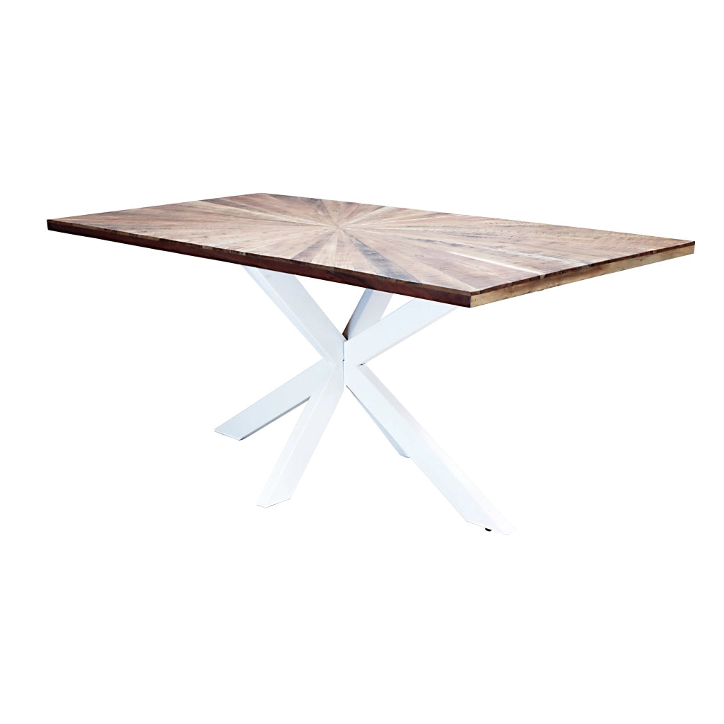 Tavolo da pranzo in legno di acacia 180x90 cm - RILEY