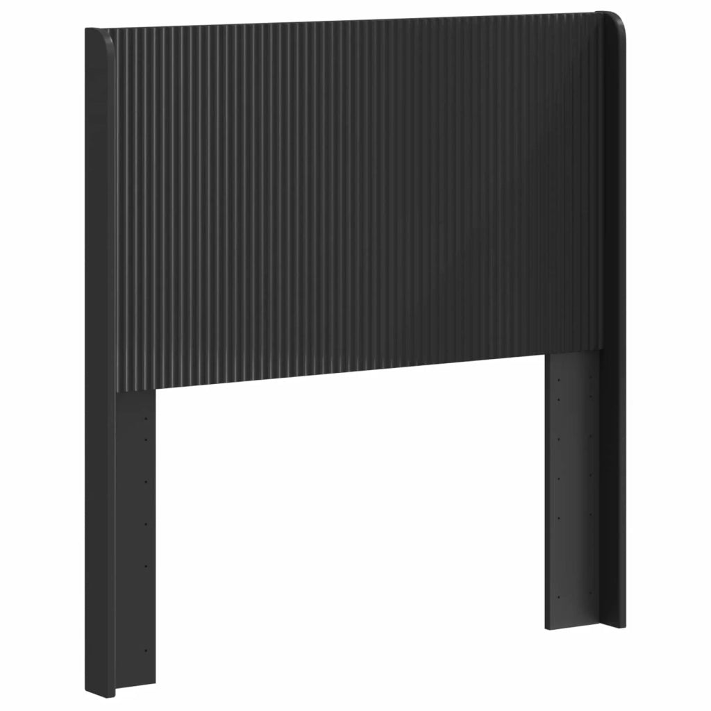 Testiera Letto Nero Legno ingegnerizzato 889626