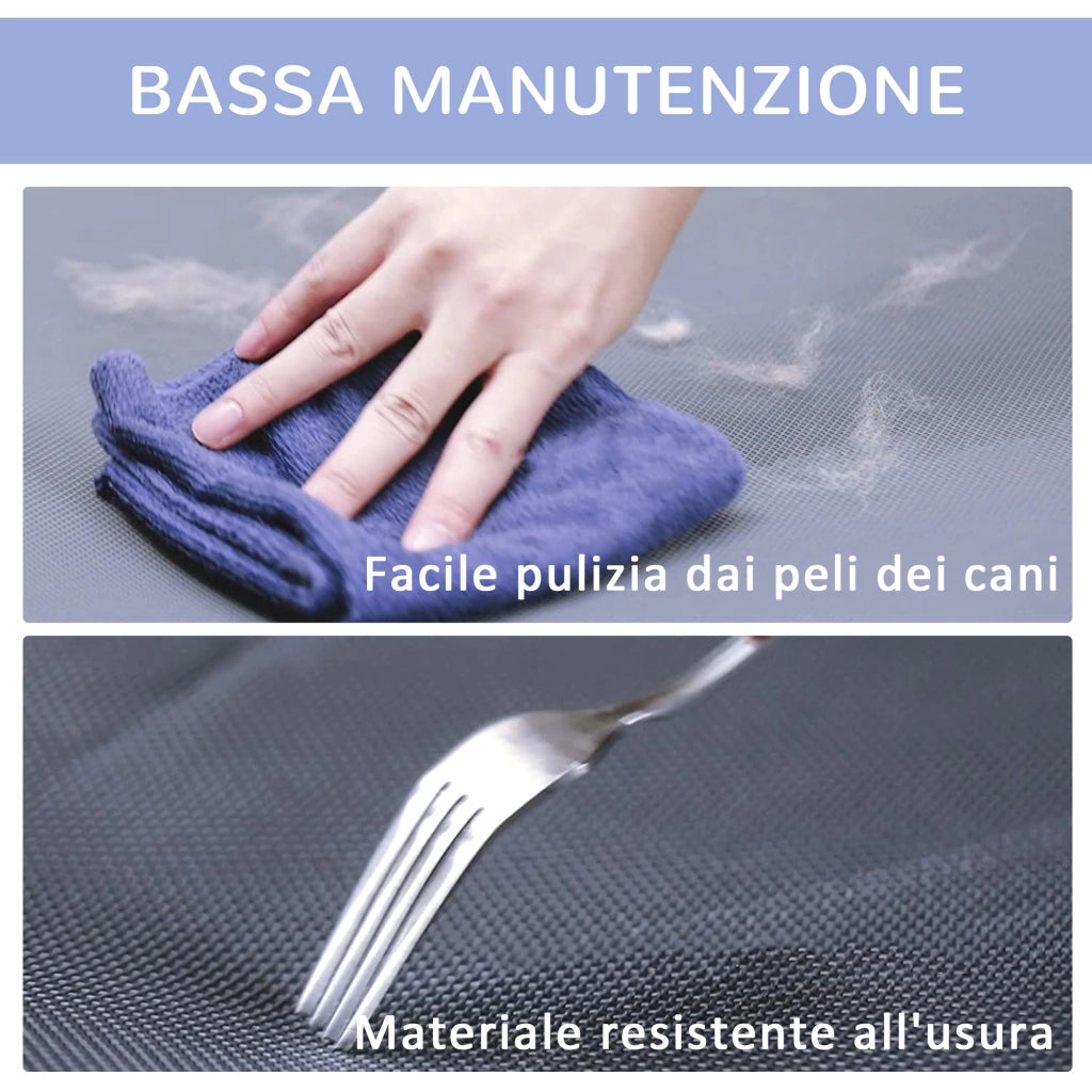 Lettino per Cani Rettangolare ¨C zephmum ¨C Blu 91.5x76.2x18 cm