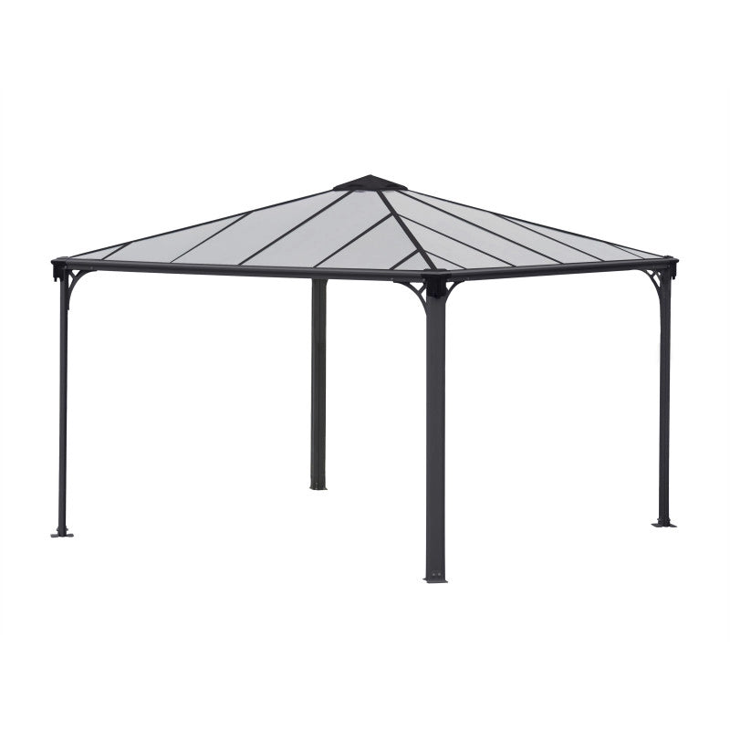 Tonnelle de jardin alu - 12,9mÂ² - GRIS