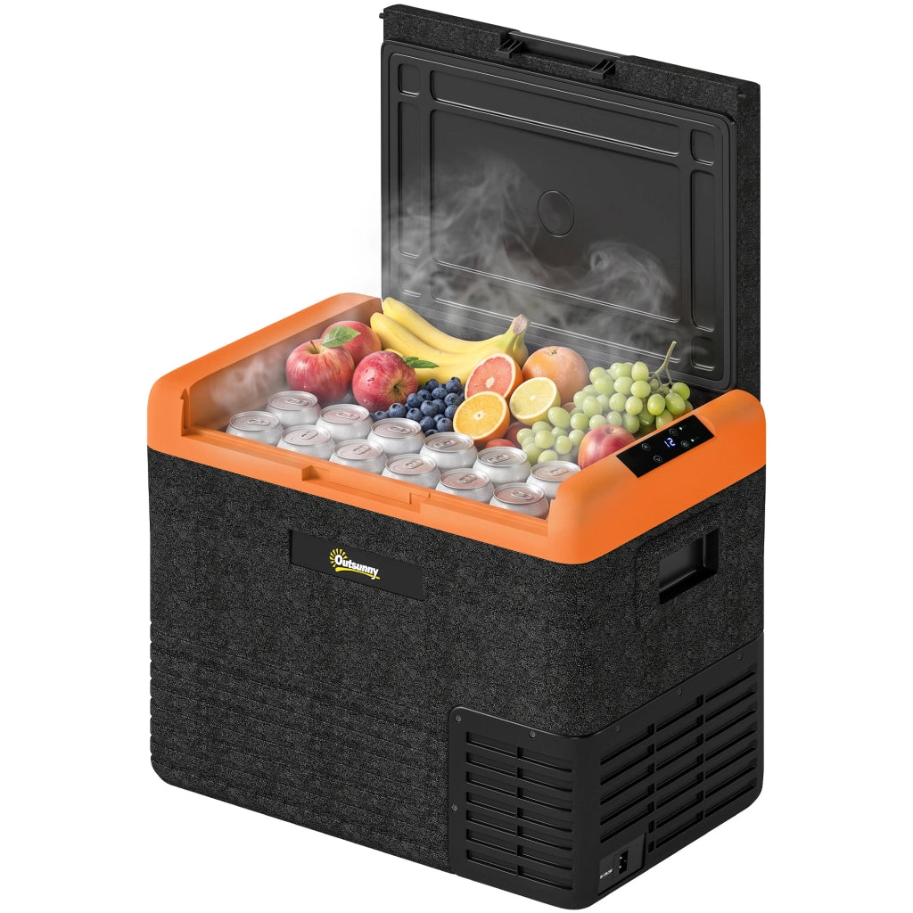 Frigorifero Portatile Elettrico 40L ¨C Xylo ¨C 12V/24V -20¡æ Display LED 58,7x36,5x43,8cm Nero