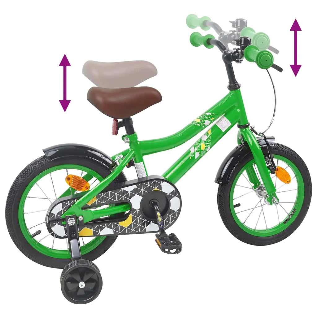 Bicicletta per Bambini 12 Pollici per bambini di 2-4 anni Verde 42009527
