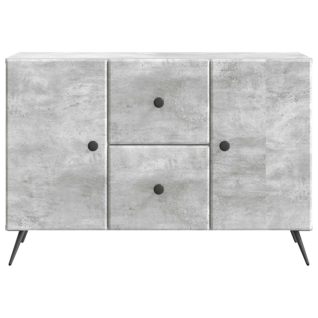 Credenza | Madia | Buffet da pranzo | Armadio da pranzo Grigio Cemento 89 x 34,5 x 60 cm Legno ingegnerizzato