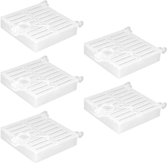 5 pezzi di scatola per api in plastica leggera - dimensioni 8 x 7 x 1,5 cm