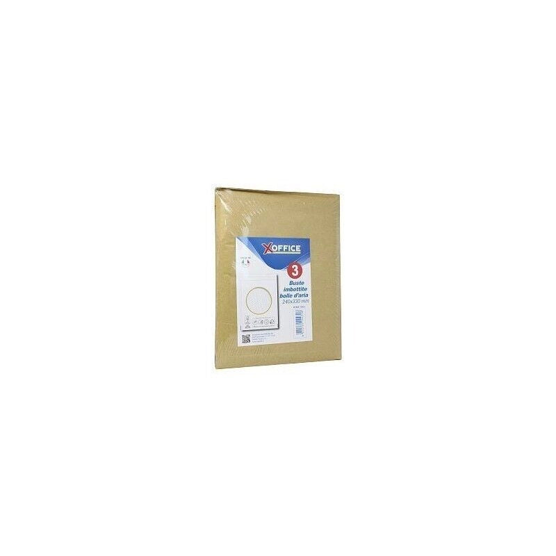BUSTA POSTALE IMBOTTITA SOFT MAIL 220 X 330 MM 3 PZ