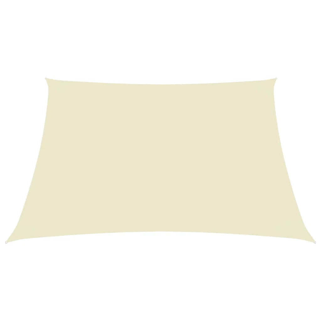 Vela ombreggiante/ombrellone quadrato 6 x 6 m in tessuto Oxford color crema 02_0009527