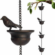 Regolatore di pioggia per giardino – 240 cm – Decorazione di giardino in bronzo