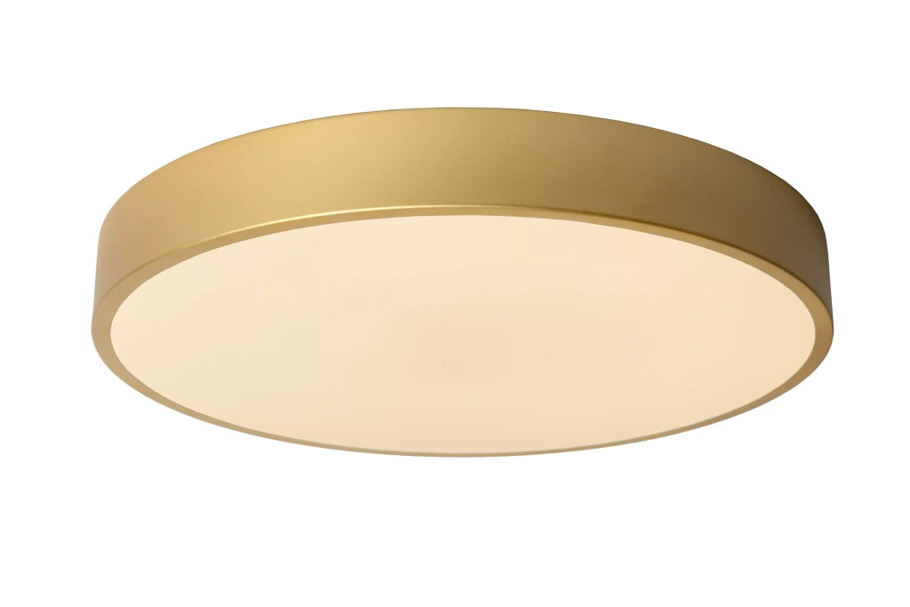 Plafoniera LED Lucide UNAR 40cm 24W oro rotonda dimmerabile