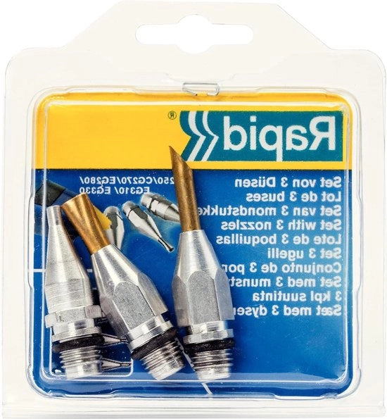 Mondstip per Lijmpistool - Set di Largo, Lungo e Standard