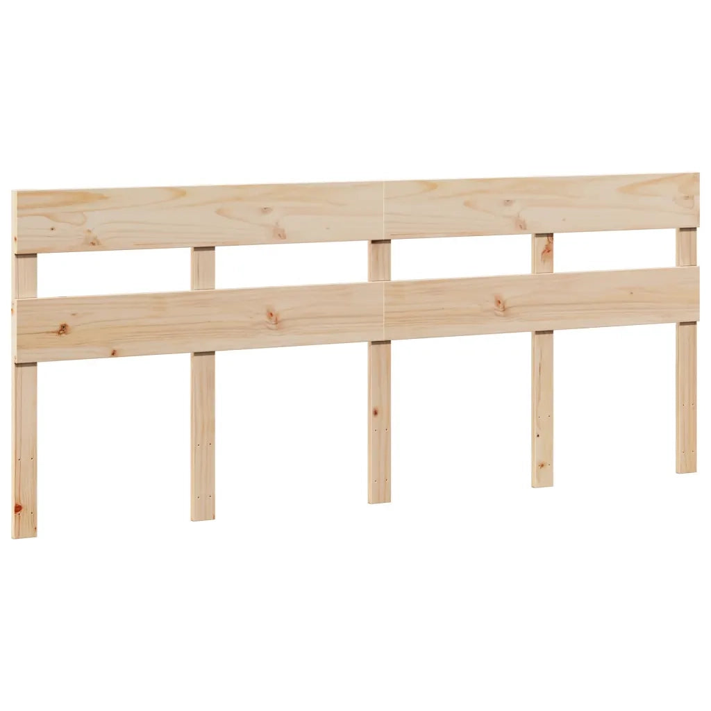 Letto senza Materasso 200x200 cm in Legno Massello di Pino