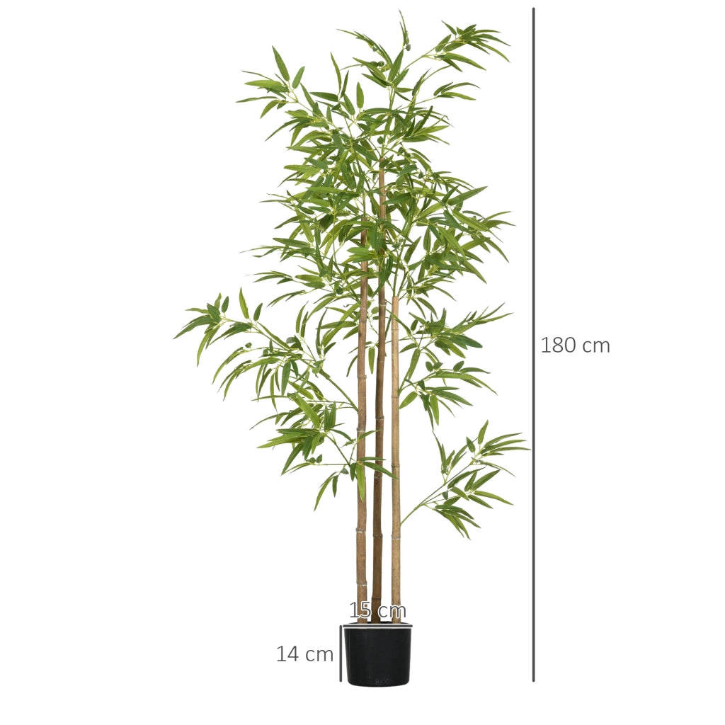 Pianta artificiale bamb¨´ ¨C Minimal ¨C 180 cm con vaso
