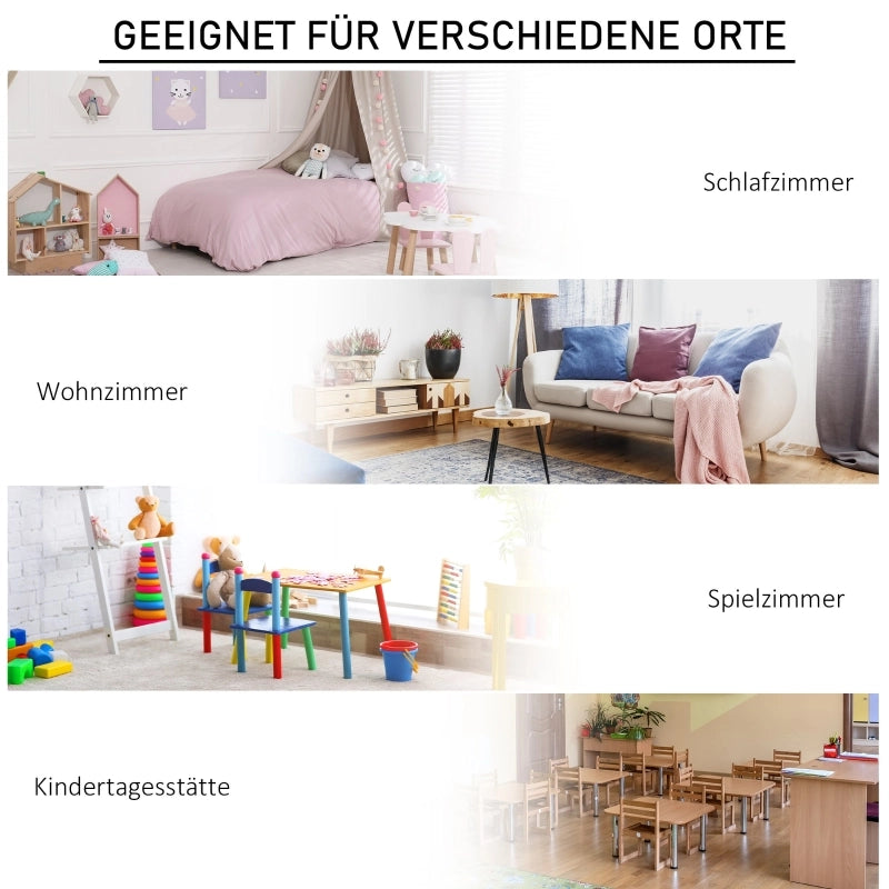 Scaffale angolare per bambini con 3 contenitori, per riporre i giocattoli di bambini dai 3 ai 12 anni, grigio, 57,4 x 57,4 x 94 cm