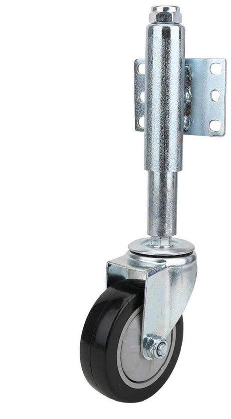 Piedini 4 Pollici - Sterzo - Ammortizzato - Pneumatico - Antiscivolo - Massima carico 120kg - Dimensioni compatte - Sterzo per porte