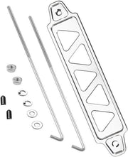 Beugel di fissaggio per batteria auto - Universale - Trilaterale - Fissare la batteria - Accessori auto - Universale - Argento - Adatto a tutti i veicoli - Beugel per batteria con cinque fori.