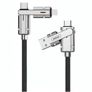 Trade Shop - Cavo Ricarica Rapida Trasferimento Dati Da 1 Mt 100w Multi-connettore 4 In 1 Q-sj536 -