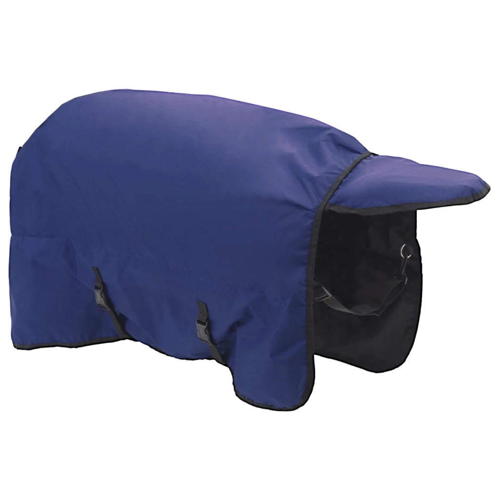 Coperta per Cavalli Verde Scuro e Nero 85 cm Poliestere 42013048