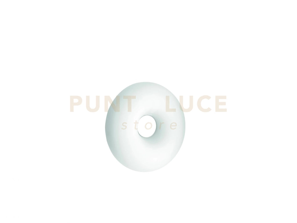 PLAFONIERA DODI D.33CM 2 LUCI ATTACCO E27 COLORE BIANCO CON DECORAZIONE BIANCO-TORTORA-NERO