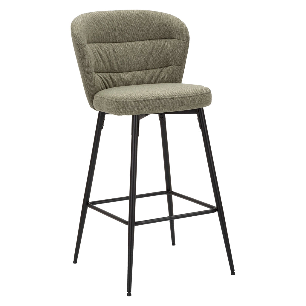 Guadal, Sgabello Imbottito, 52x59x108h cm Verde