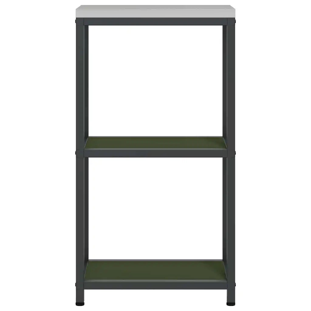 Stoccaggio in cucina Verde oliva 30 x 50 x 92 cm Acciaio 874978