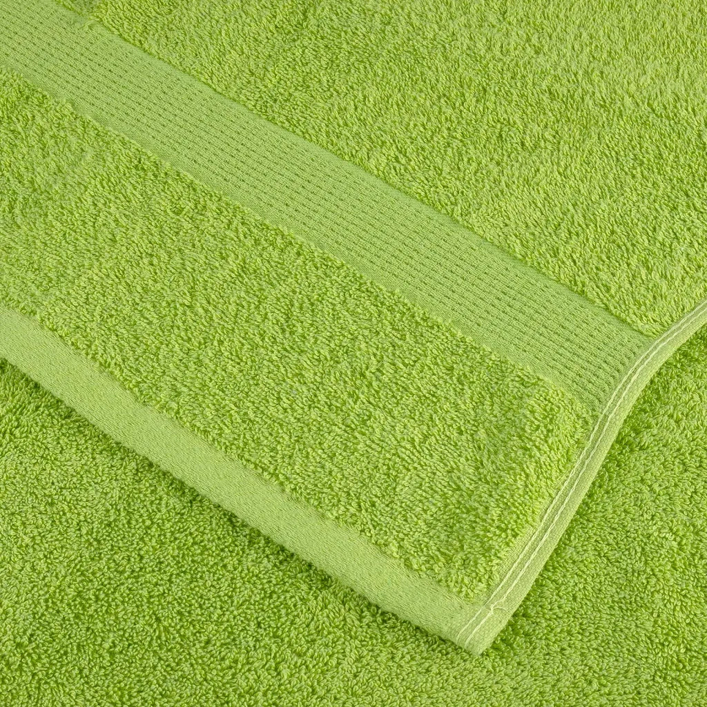 Asciugamani per Ospiti SOLUND 2 pz | Teli per bagno Verdi 30x50 cm 600 gsm